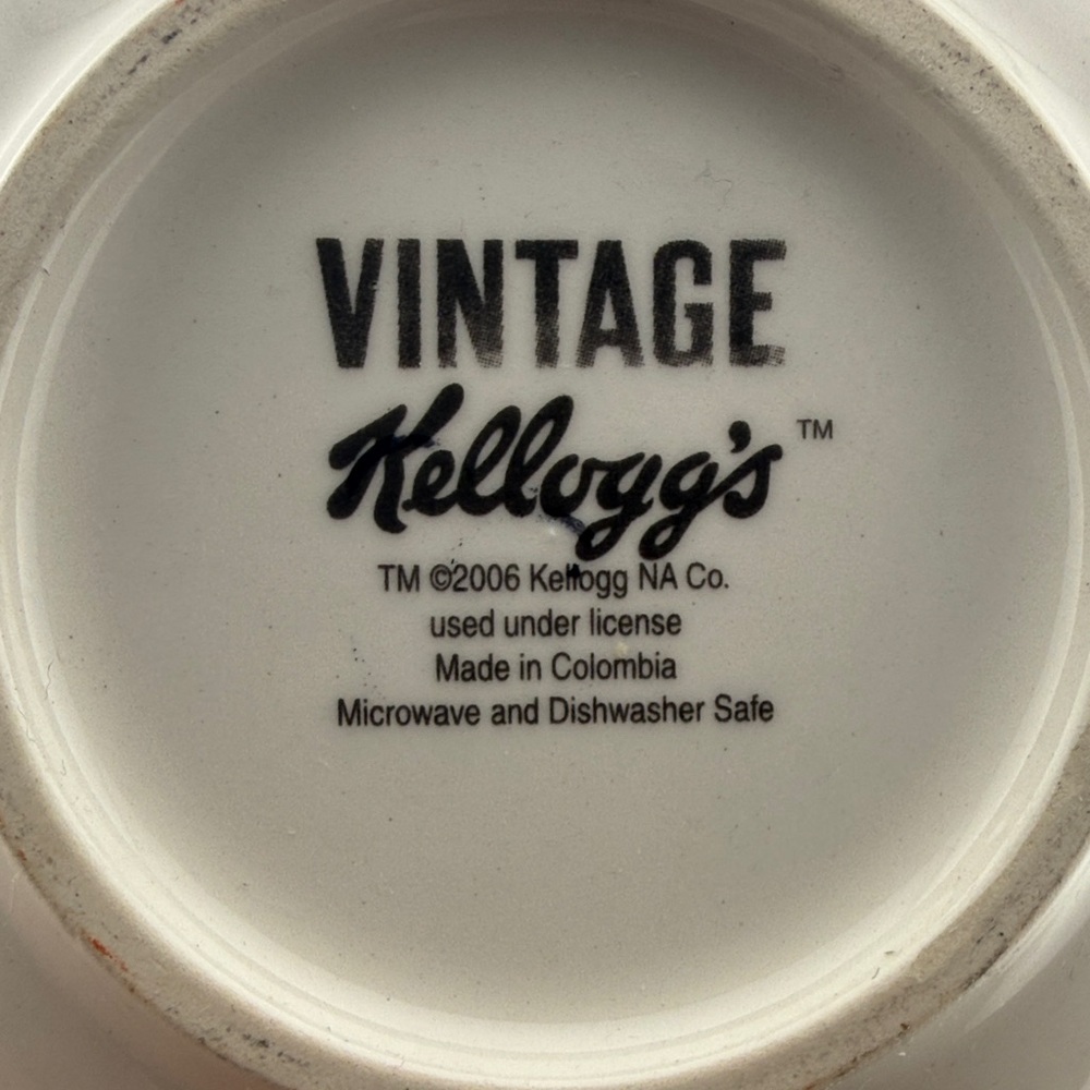 Kellogs Sweet EATIN' CARNIVAL CEREAL BOWL VINTAGE - Picture 3 of 3